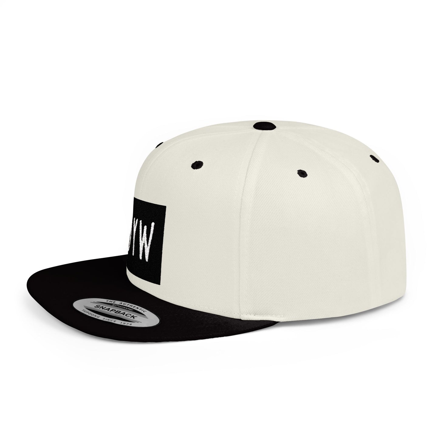 DYW Flat Bill Snapback Hat - Trendy Adjustable Cap for Casual Style