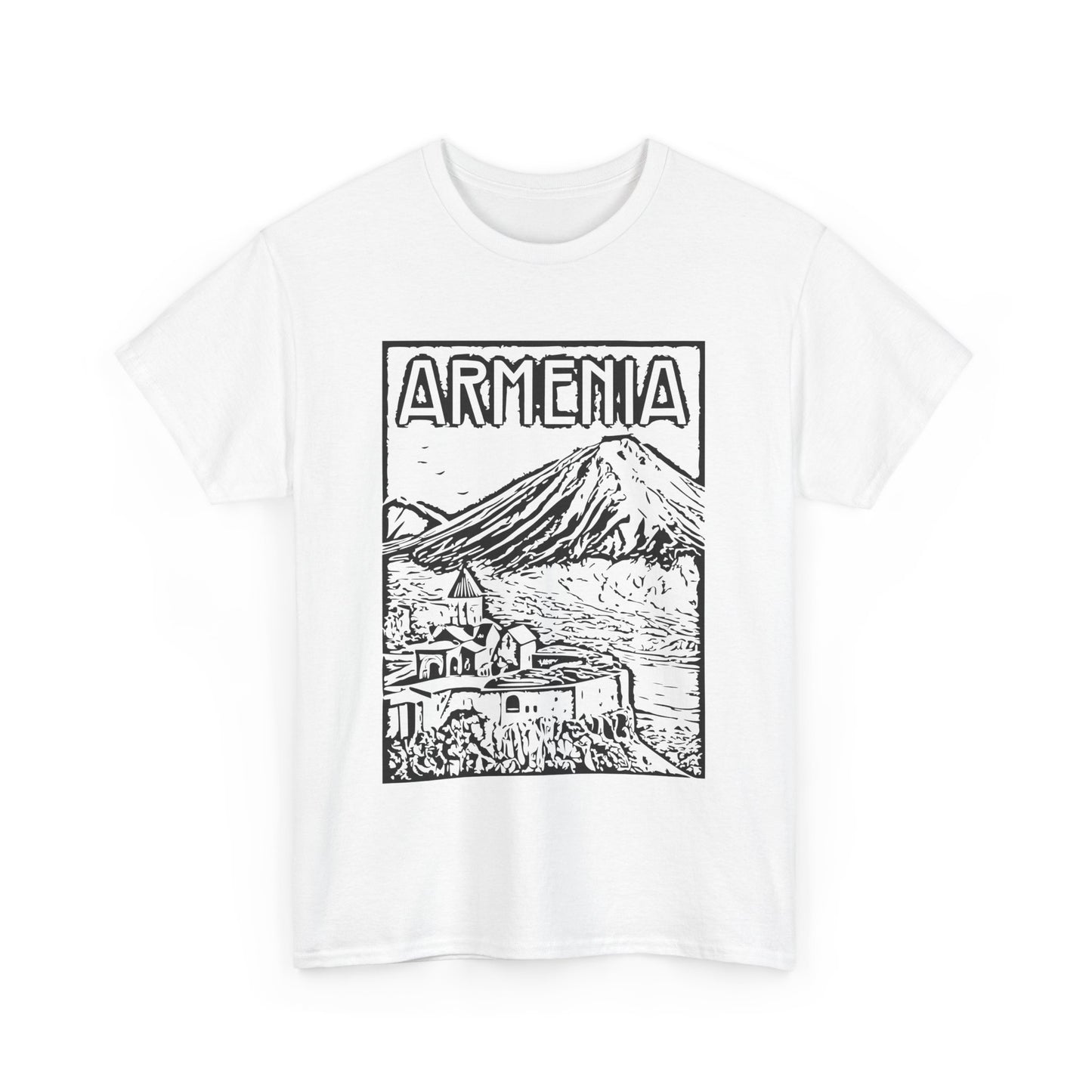 Armenia Unisex Tee Shirt, Armenian Flag Patriotic Apparel, Gift for Armenians