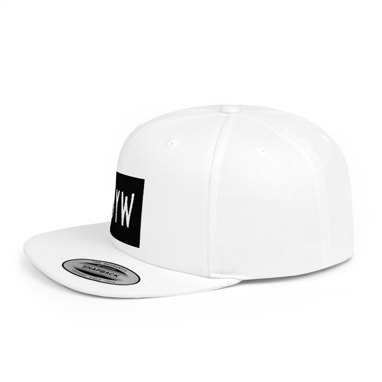 DYW Flat Bill Snapback Hat - Trendy Adjustable Cap for Casual Style