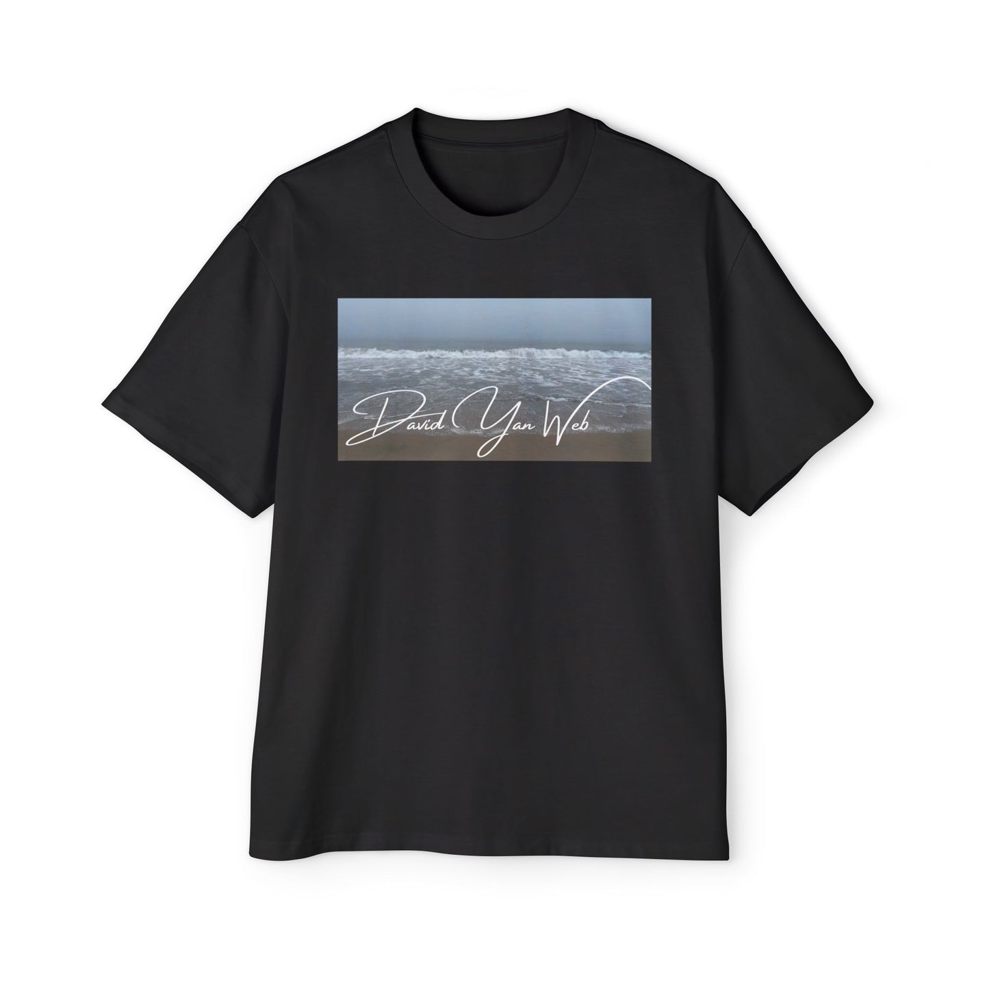 Oversized Tee - Pacific Ocean by David Yan Web